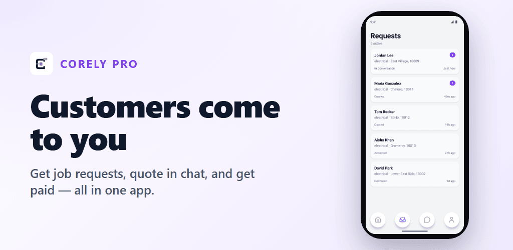 Corely Pro feature preview